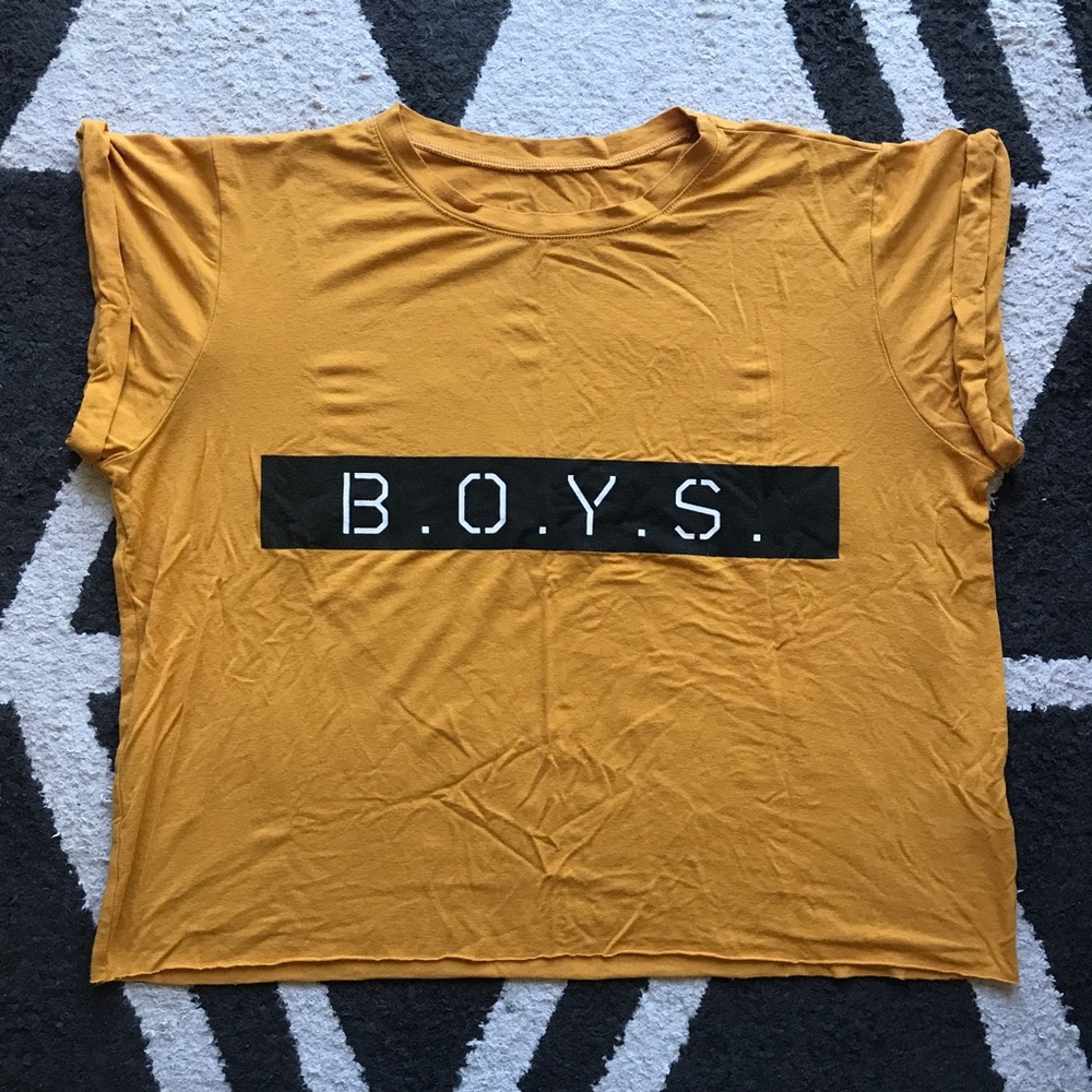 Boys and Arrows crop tee shirt